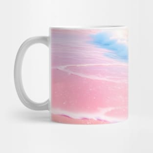 Pink Summer Sand Beach Mug